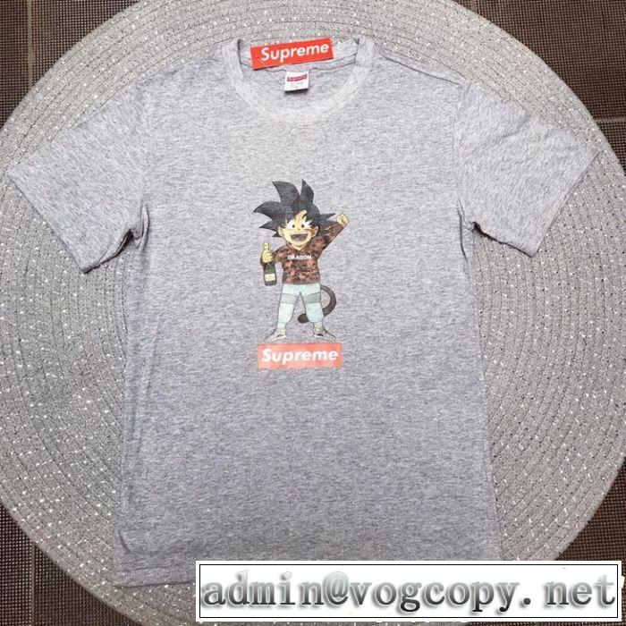 3色可選 2019春夏も引き続きトレンド きれいめ派に上質 シュプリーム SUPREME 半袖Tシャツ