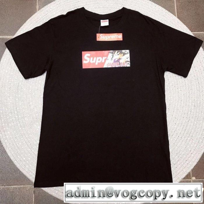 SUPREME 半袖Tシャツ 3色可選 2019年の夏のマスト おすすめ大人かわいい着こなし シュプリーム