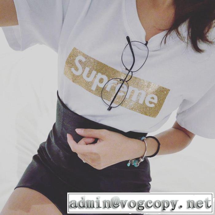 半袖Tシャツ 2色可選 2019年春夏シーズンの人気 きちんと感をプラス シュプリーム SUPREME