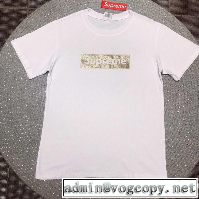 半袖Tシャツ 2色可選 2019年春夏シーズンの人気 きちんと感をプラス シュプリーム SUPREME