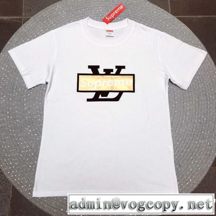 2色可選 2019年春夏のトレンドアイテム ちょっと大人の印象 シュプリーム SUPREME 半袖Tシャツ
