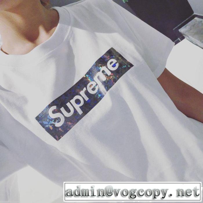 2019年春夏流行ファッション きれいめ上品に シュプリーム SUPREME 半袖Tシャツ 3色可選
