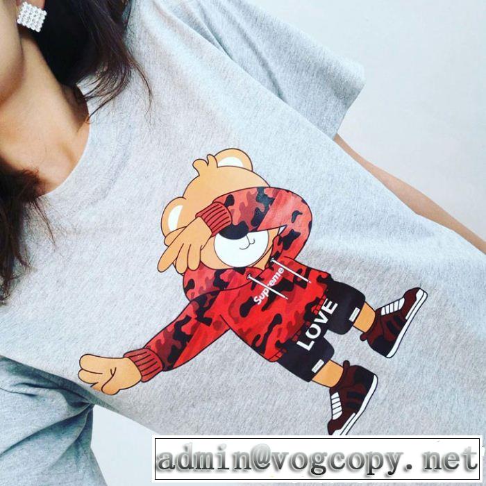 シュプリーム SUPREME 半袖Tシャツ 3色可選 2019年最新ファッション キレイめ感が強い