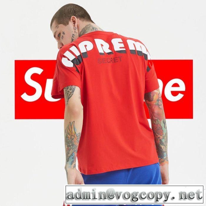 春夏の流行り2019新品 クールな印象を引き立て シュプリーム SUPREME 半袖Tシャツ 3色可選