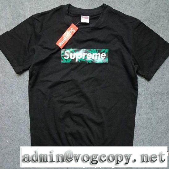 抜け感スゴイシ ュプリーム SUPREME 半袖Tシャツ 2色可選 大人カジュアル夏ファッション2019