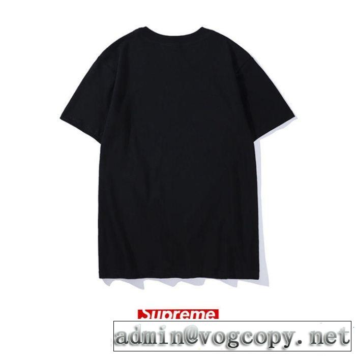シュプリーム SUPREME 半袖Tシャツ 2色可選 2019年の春夏に着たい グッと大人っぽい印象に