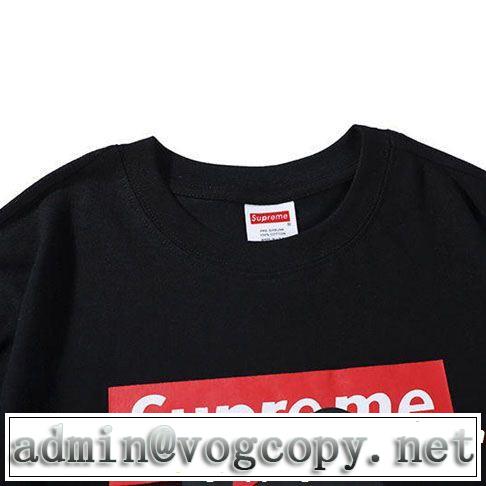 シュプリーム SUPREME 半袖Tシャツ 2色可選 2019年の春夏に着たい グッと大人っぽい印象に