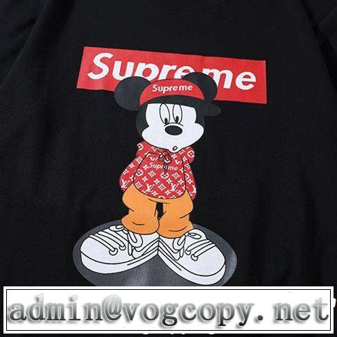 シュプリーム SUPREME 半袖Tシャツ 2色可選 2019年の春夏に着たい グッと大人っぽい印象に