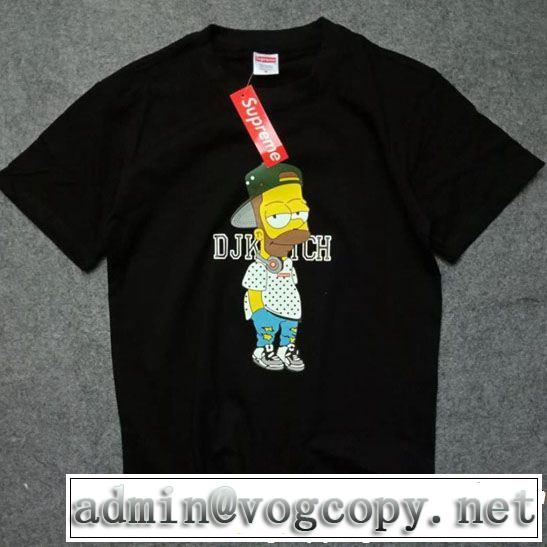 2色可選 【2019年】夏のファッション すっきりした印象に シュプリーム SUPREME 半袖Tシャツ