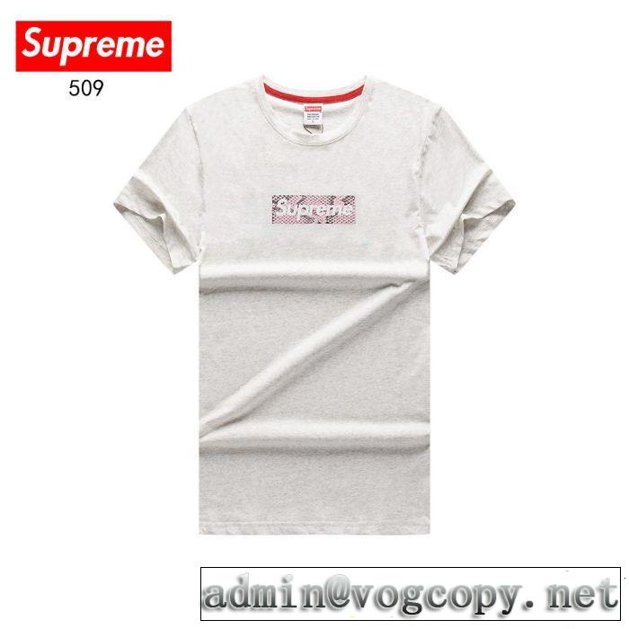 シュプリーム SUPREME 半袖Tシャツ 4色可選 2019春夏のトレンド新商品 スタイルを綺麗に