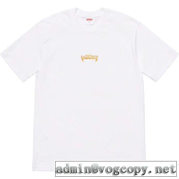 3色可選 2019年春夏のトレンドアイテム 今年流大人っぽさ シュプリーム SUPREME 半袖Tシャツ