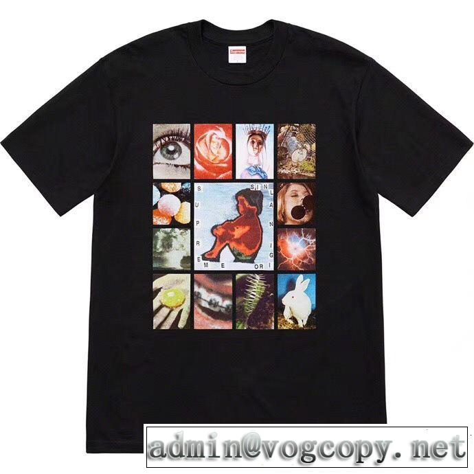 シュプリーム SUPREME 半袖Tシャツ 2色可選 2019年最新ファッション こなれ感を引き立たせ