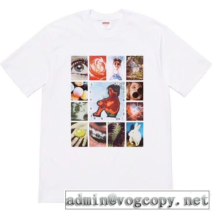 シュプリーム SUPREME 半袖Tシャツ 2色可選 2019年最新ファッション こなれ感を引き立たせ