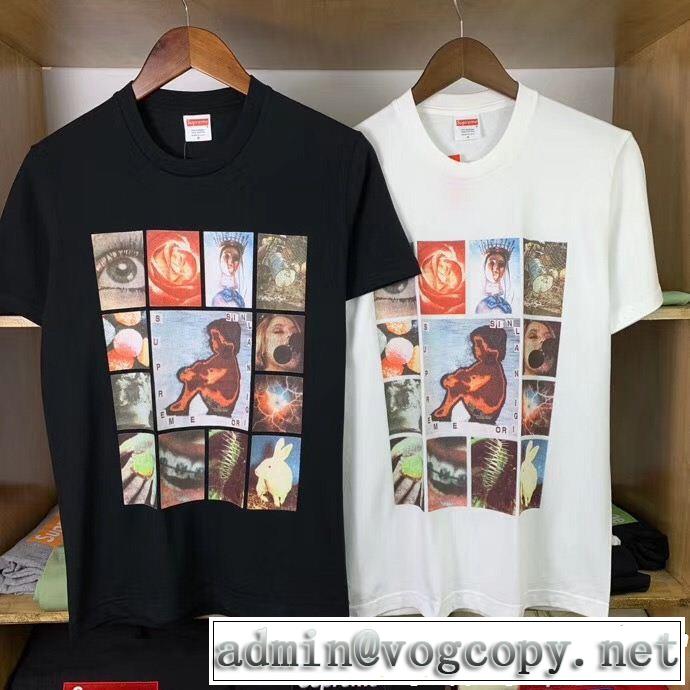 シュプリーム SUPREME 半袖Tシャツ 2色可選 2019年最新ファッション こなれ感を引き立たせ