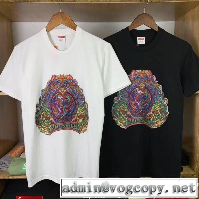 SUPREME 半袖Tシャツ 2色可選 2019夏ファション新品 さわやか夏スタイル新品 シュプリーム