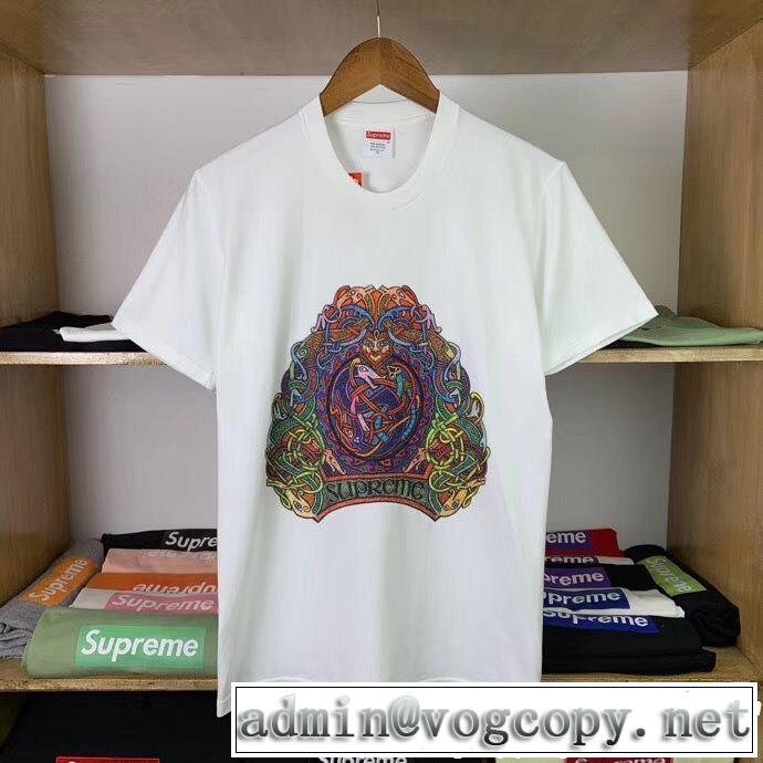 SUPREME 半袖Tシャツ 2色可選 2019夏ファション新品 さわやか夏スタイル新品 シュプリーム