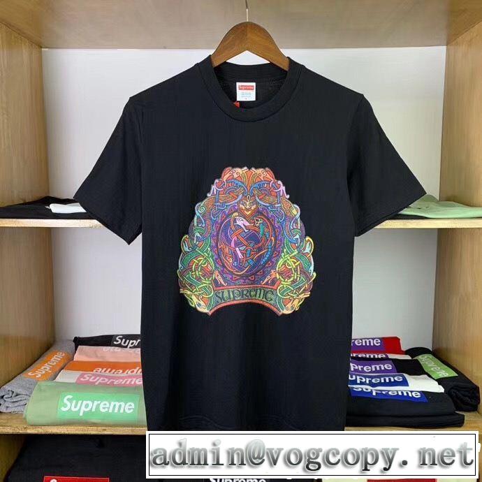 SUPREME 半袖Tシャツ 2色可選 2019夏ファション新品 さわやか夏スタイル新品 シュプリーム