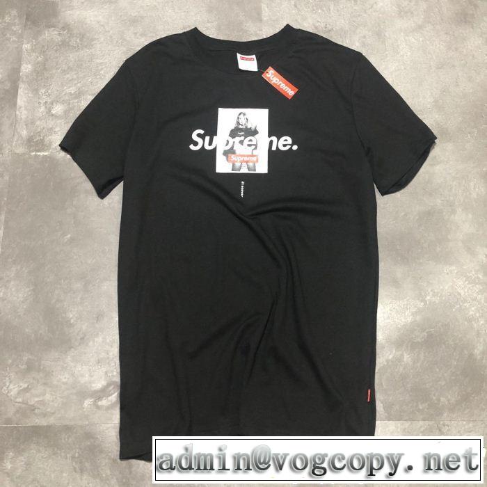 2色可選 【2019年】夏のファッション 春夏らしい爽やかさ シュプリーム SUPREME 半袖Tシャツ