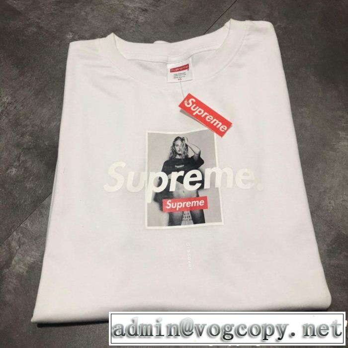 2色可選 【2019年】夏のファッション 春夏らしい爽やかさ シュプリーム SUPREME 半袖Tシャツ