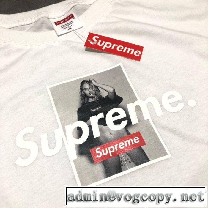 2色可選 【2019年】夏のファッション 春夏らしい爽やかさ シュプリーム SUPREME 半袖Tシャツ