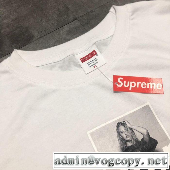 2色可選 【2019年】夏のファッション 春夏らしい爽やかさ シュプリーム SUPREME 半袖Tシャツ