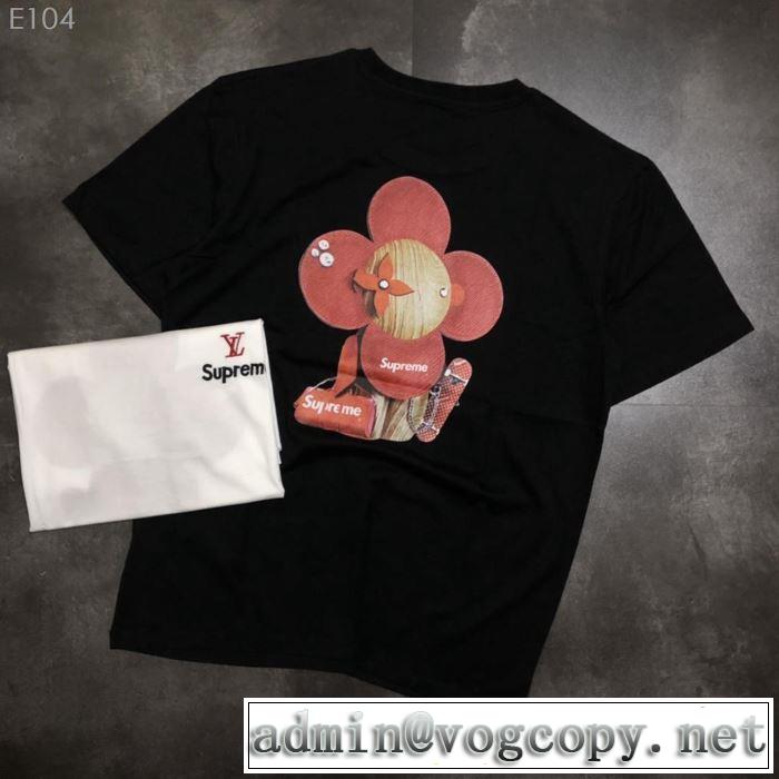 シュプリーム2019年春夏シーズンの人気  SUPREME  Tシャツ/半袖 2色可選 グッと大人っぽい印象に