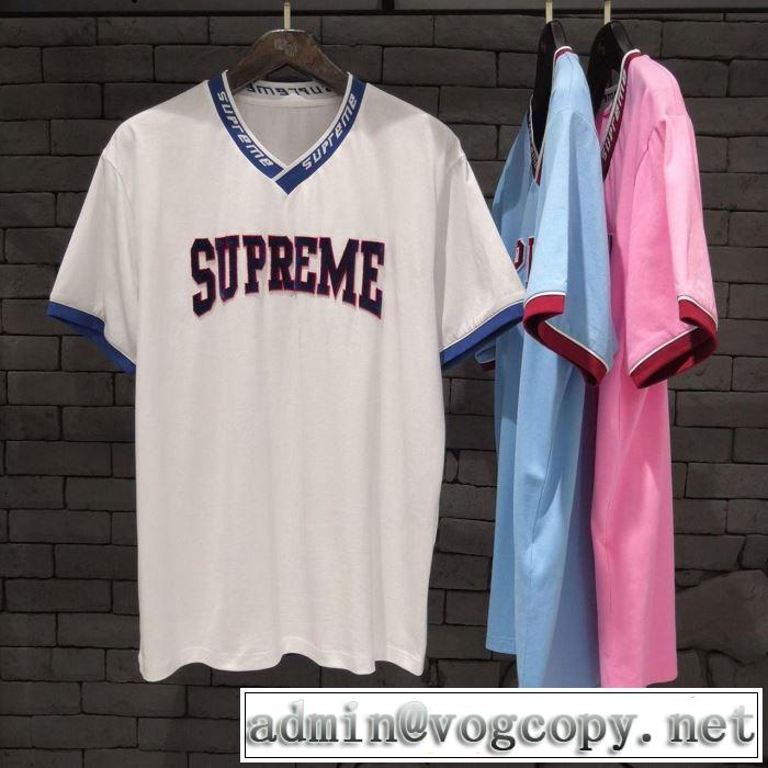  夏らしい季節感 SUPREME暑い季節も大活躍  2019SS Tシャツ/半袖 3色可選 シュプリーム