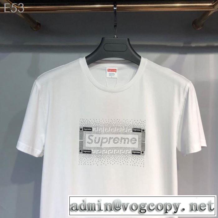 4色可選 シュプリーム2019年夏の一押しファッションアイテム  SUPREME  Tシャツ/半袖海外セレブは大人気