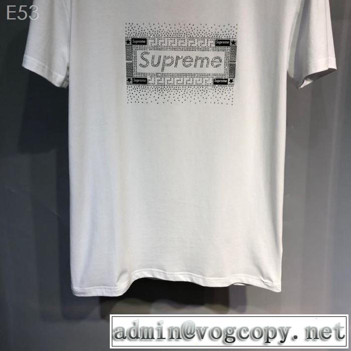 4色可選 シュプリーム2019年夏の一押しファッションアイテム  SUPREME  Tシャツ/半袖海外セレブは大人気