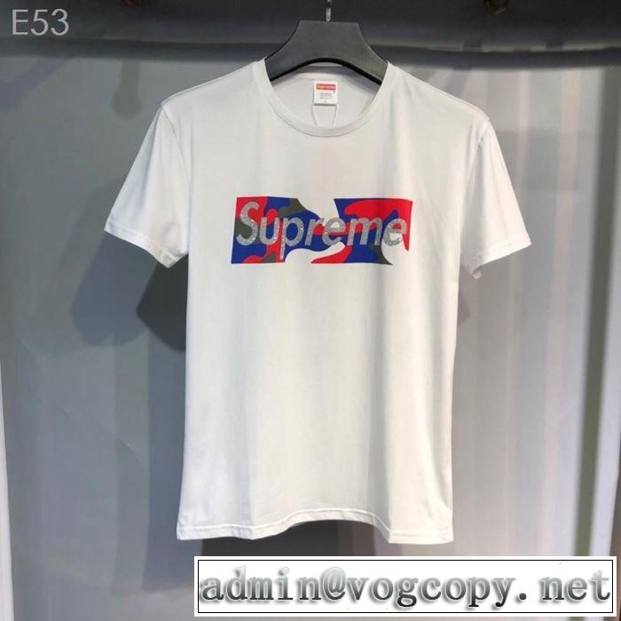 素敵カジュアルの春夏コレクション 2019春夏は人気定番SUPREME  Tシャツ/半袖 2色可選 シュプリーム