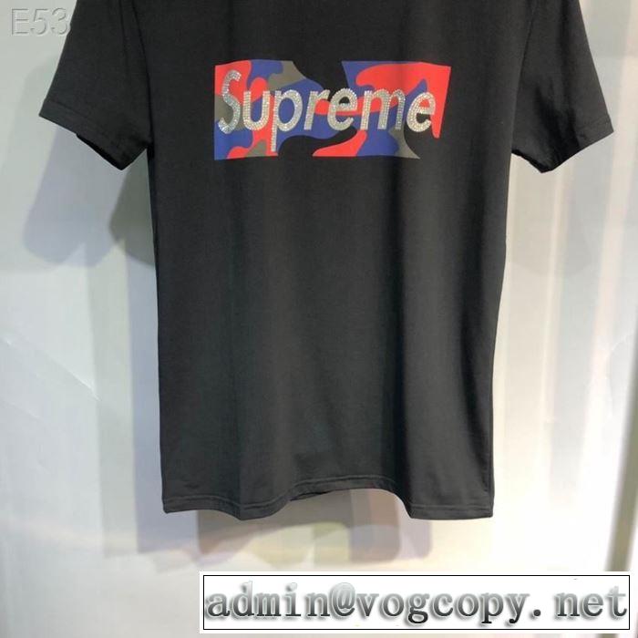 素敵カジュアルの春夏コレクション 2019春夏は人気定番SUPREME  Tシャツ/半袖 2色可選 シュプリーム