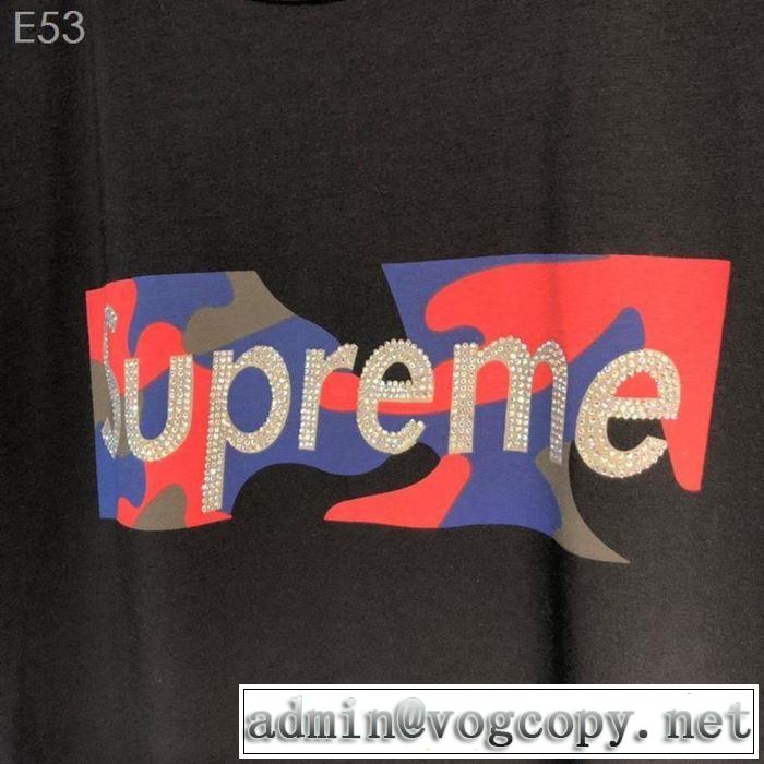 素敵カジュアルの春夏コレクション 2019春夏は人気定番SUPREME  Tシャツ/半袖 2色可選 シュプリーム