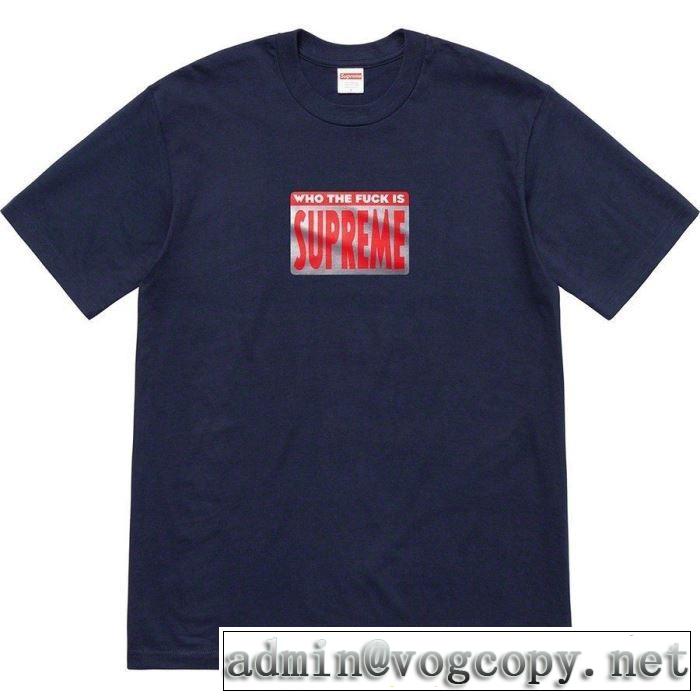 Supreme 19SS Who The Fuck Tee 知的な夏のスタイル Tシャツ/半袖 4色可選 今流行りの最新コレクション