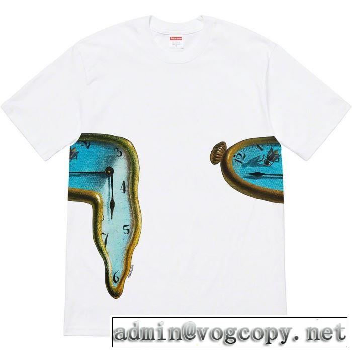 人気ストリートブランド新品 Supreme 19SS The Persistence Of Memory Tee Tシャツ/半袖 2色可選