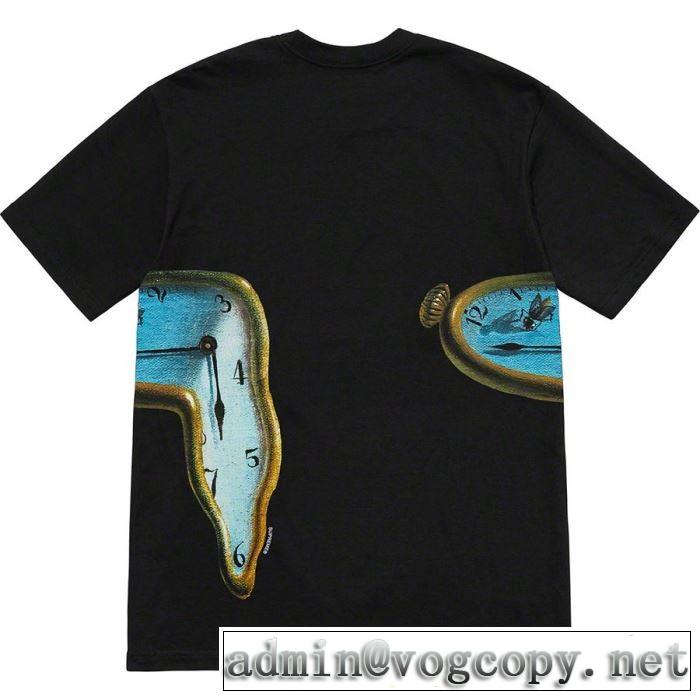 人気ストリートブランド新品 Supreme 19SS The Persistence Of Memory Tee Tシャツ/半袖 2色可選