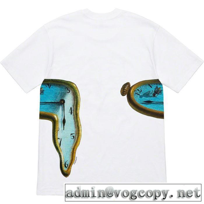 人気ストリートブランド新品 Supreme 19SS The Persistence Of Memory Tee Tシャツ/半袖 2色可選