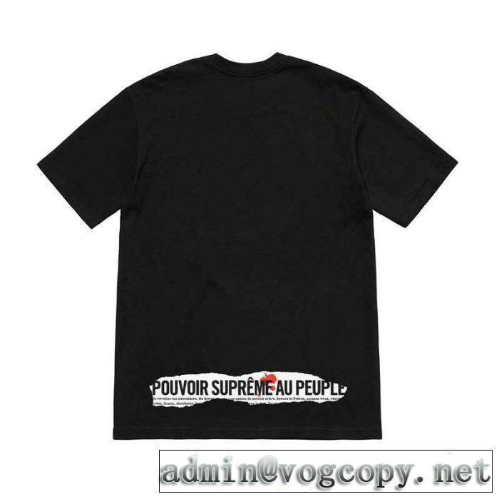 今流行りの最新コレクション Supreme 19SS Headline Tee 最近のトレンドアイテム Tシャツ/半袖 2色可選