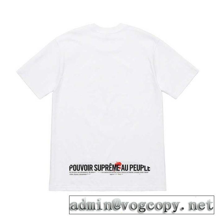 今流行りの最新コレクション Supreme 19SS Headline Tee 最近のトレンドアイテム Tシャツ/半袖 2色可選