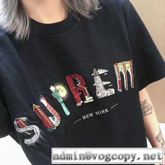SUPREME 19SS City Arc Tee  リラックス感のあるゆったり Tシャツ/半袖 2色可選 オシャレアイテム