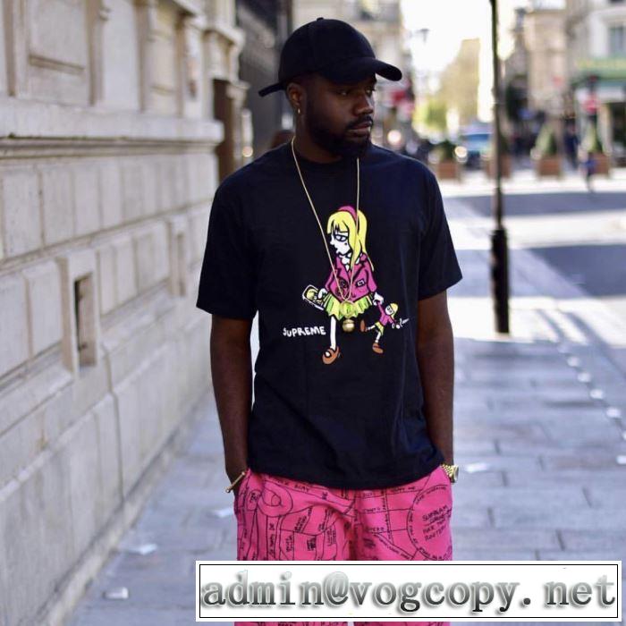 2色可選 夏らしい季節感 クールな印象を引き立て Supreme 19SS Suzie Switchblade Tee Tシャツ/半袖