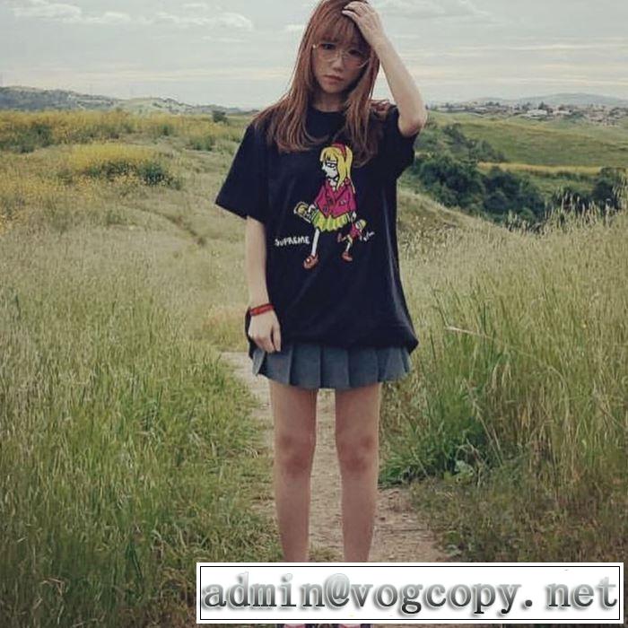 2色可選 夏らしい季節感 クールな印象を引き立て Supreme 19SS Suzie Switchblade Tee Tシャツ/半袖