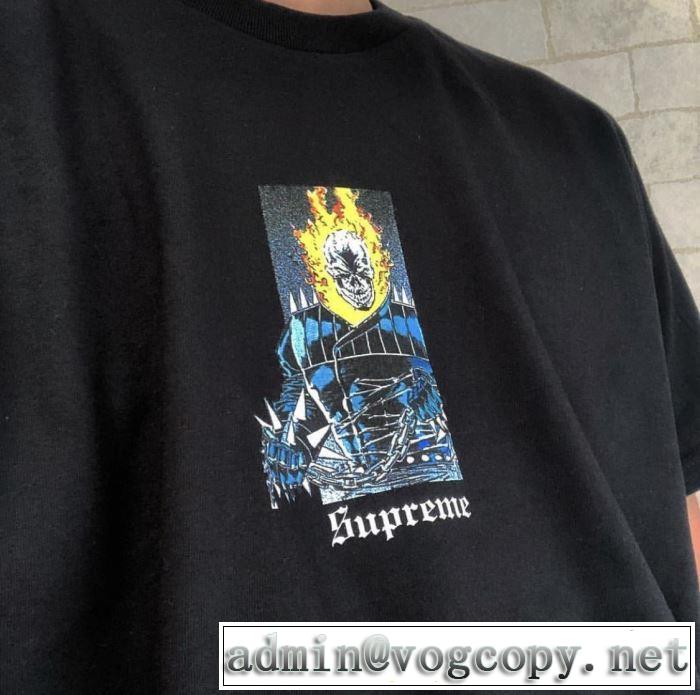  今流行りの最新コレクション Tシャツ/半袖 3色可選 Supreme 19SS Ghost Rider Tee 元気な印象のコーデ