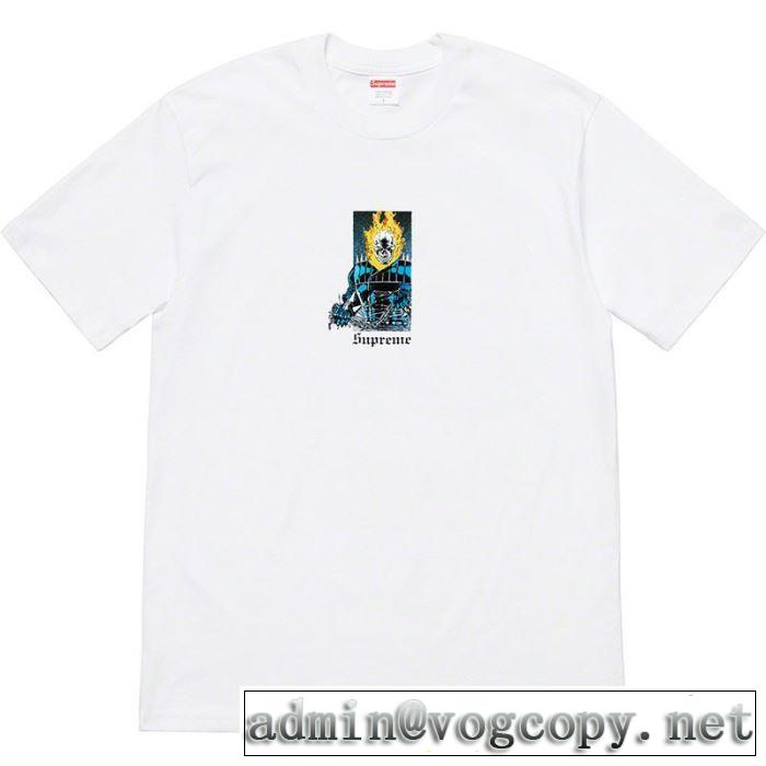 今流行りの最新コレクション Tシャツ/半袖 3色可選 Supreme 19SS Ghost Rider Tee 元気な印象のコーデ