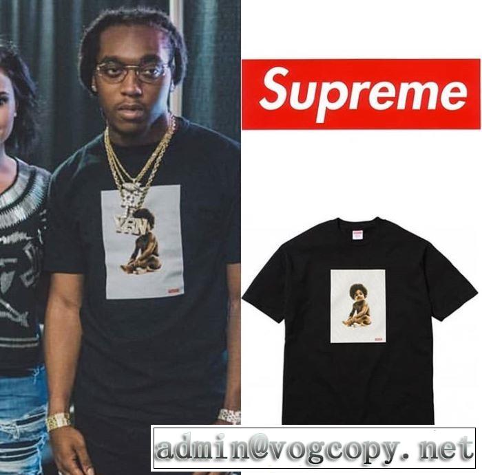 最も目立ったブランド新品 Supreme 11FW Biggie Ready To Die Tee シャツ/半袖2019春夏トレンドアイテム  2色可選