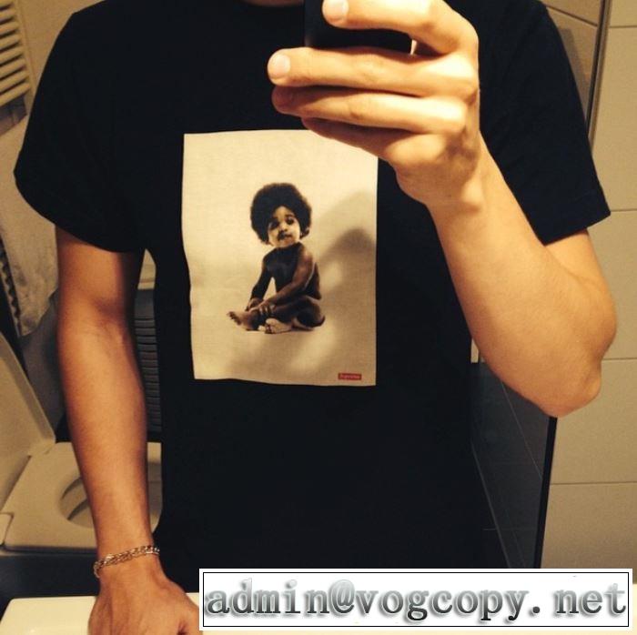 最も目立ったブランド新品 Supreme 11FW Biggie Ready To Die Tee シャツ/半袖2019春夏トレンドアイテム  2色可選