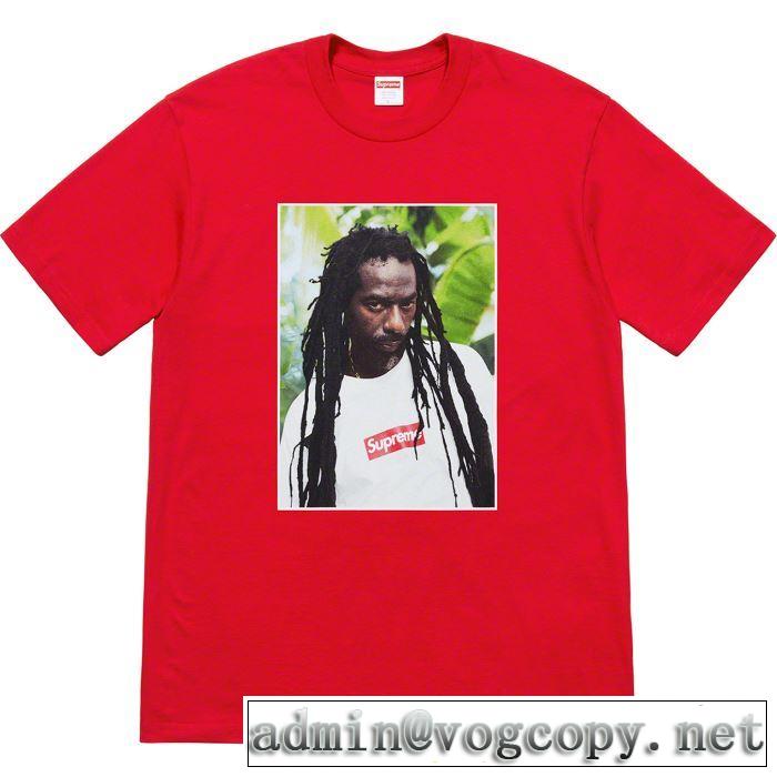 S1948 Supreme 19SS Buju Banton Tee 大胆にデザインオシャレ新品  SUPREME シャツ/半袖 多色可選