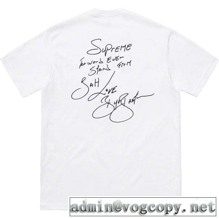 S1948 Supreme 19SS Buju Banton Tee 大胆にデザインオシャレ新品  SUPREME シャツ/半袖 多色可選