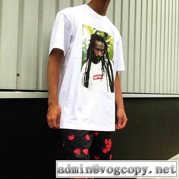 S1948 Supreme 19SS Buju Banton Tee 大胆にデザインオシャレ新品  SUPREME シャツ/半袖 多色可選