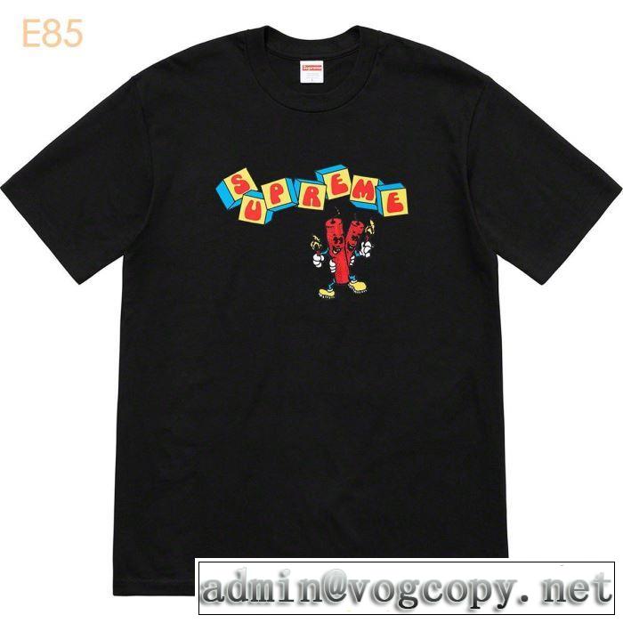 2019春夏のトレンド新商品 シャツ/半袖 2色可選 Supreme 19SS Dynamite Tee 大人っぽく着こなし