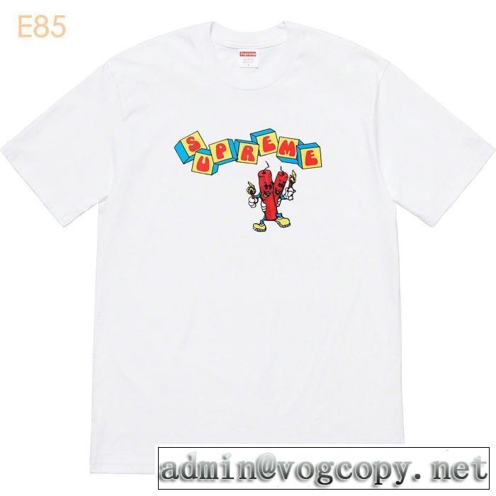 2019春夏のトレンド新商品 シャツ/半袖 2色可選 Supreme 19SS Dynamite Tee 大人っぽく着こなし